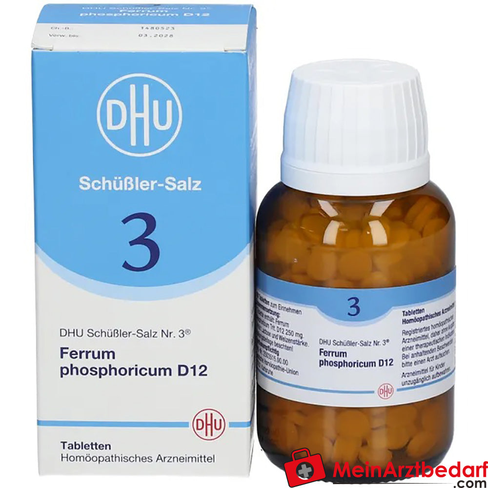 DHU Schüßler-Salz Nr. 3 Ferrum phosphoricum D12 250 mg Globuli