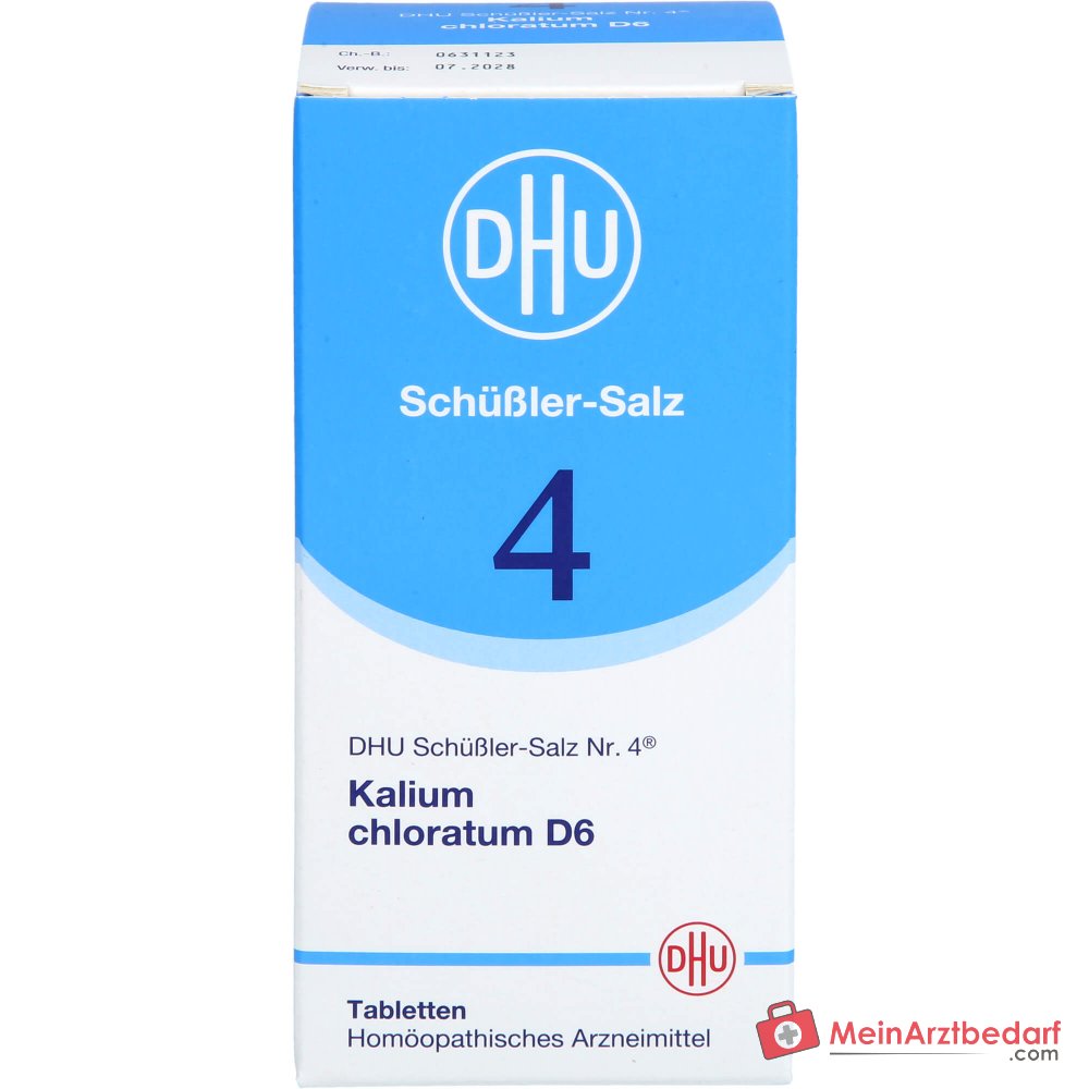 DHU Biochemie 4 Kalium Chloratum D6 Tabletten, 200 st.