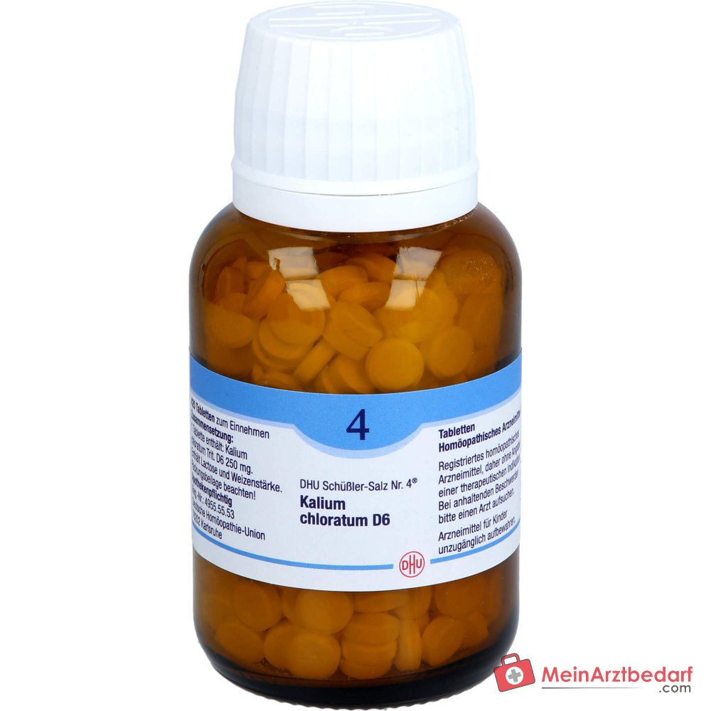 DHU Biochemie 4 Kalium Chloratum D6 Tabletten, 200 st.