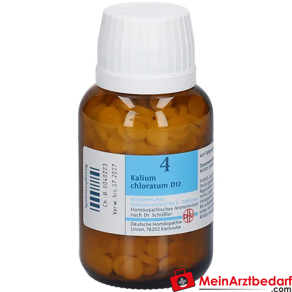 DHU Schüßler-Salz Nr. 4 Kalium chloratum D12 Tabletten 80 St