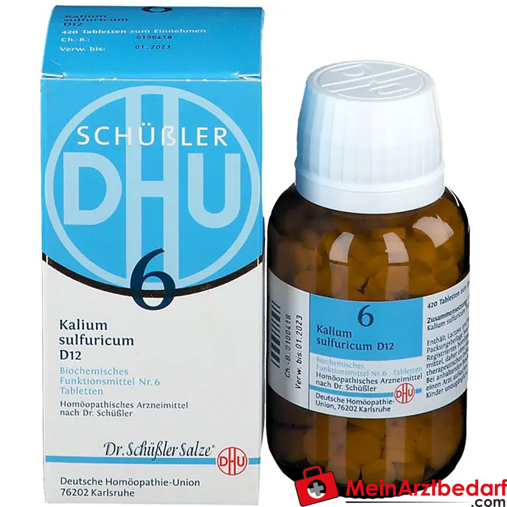 DHU Schüßler-Salz Nr. 6 D12 Kalium sulfuricum hom. Arzneimittel Tabletten
