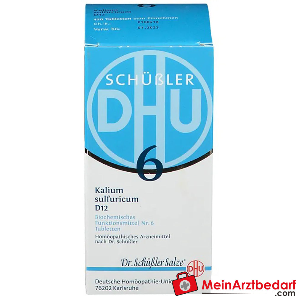 DHU Schüßler-Salz Nr. 6 D12 Kalium sulfuricum hom. Arzneimittel Tabletten