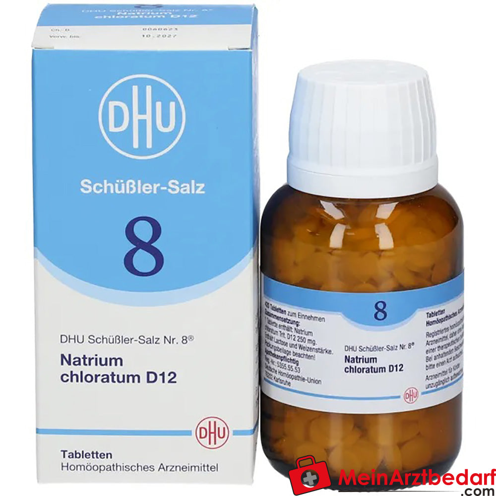 DHU Sal de Schuessler nº 8 Clorato sódico D12 250 mg comprimidos