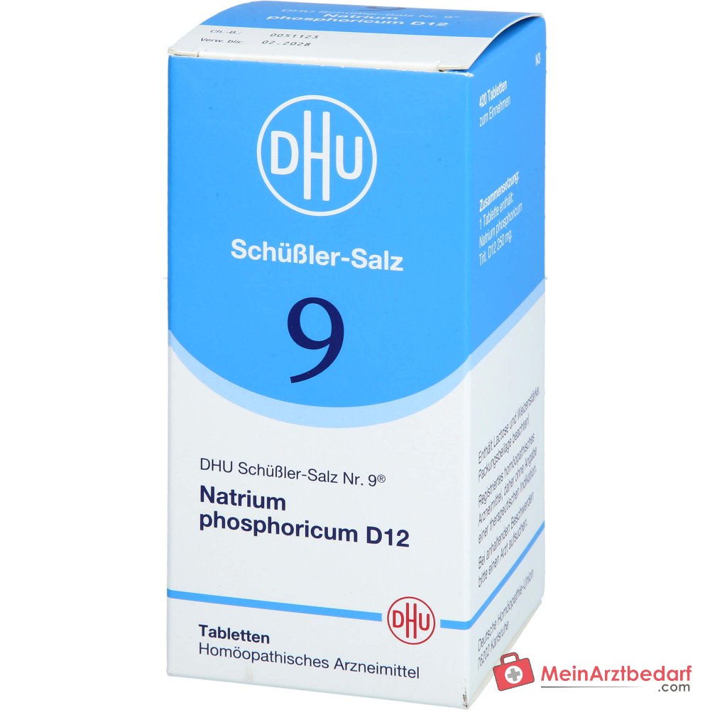 DHU Biochemie Natrium phosphoricum D12 250 mg Tabletten