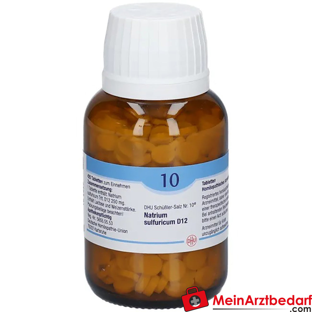 DHU Schuessler Zout Nr. 10 Natrium sulphuricum D12 Tabletten 250 mg