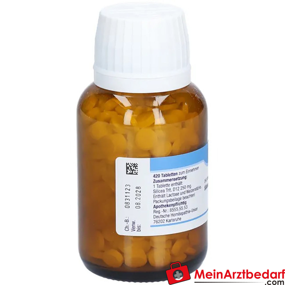DHU Sel de Schüssler No 11 Silicea D12 Acidum silicicum 250 mg Comprimés
