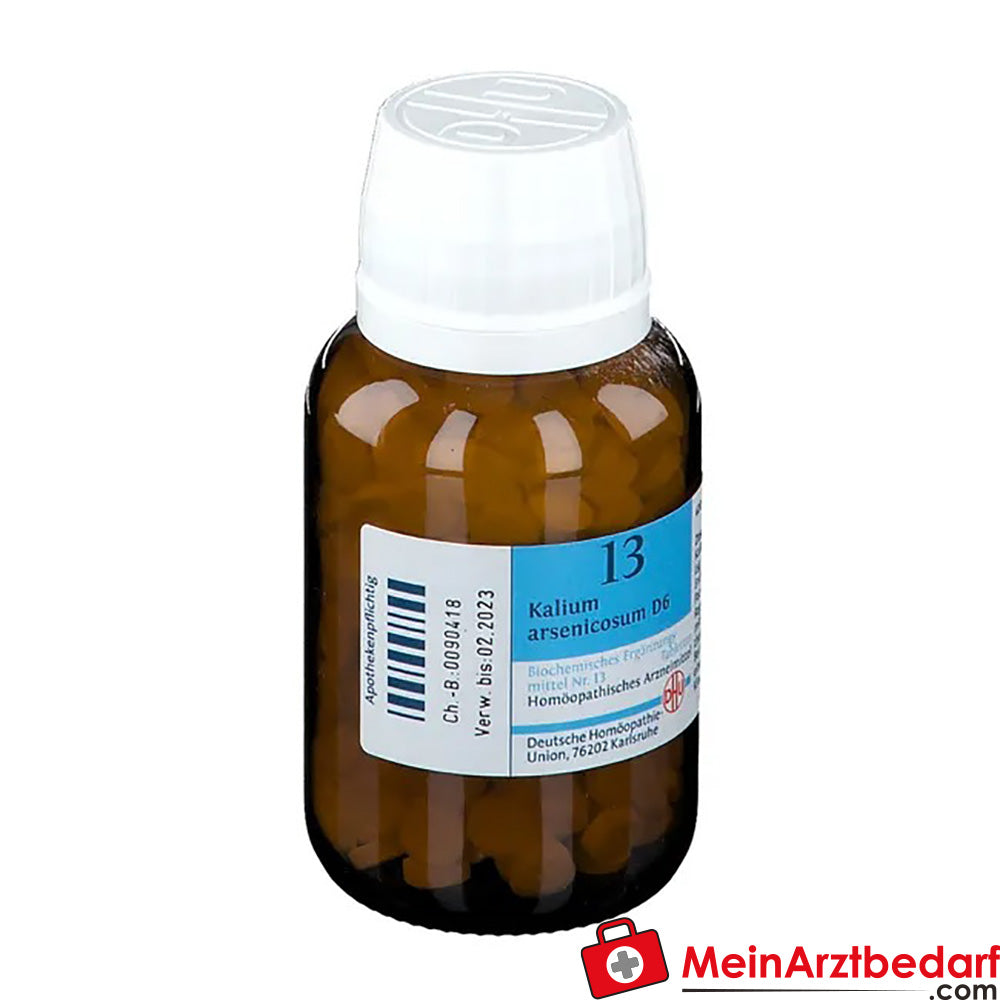 DHU Bioquímica 13 Kalium arsenicosum D6 250 mg comprimidos