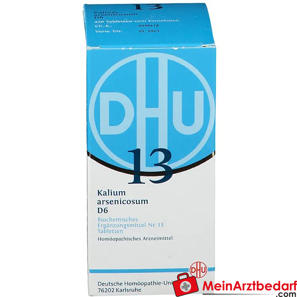 DHU Biochemie 13 Kalium arsenicosum D6 250 mg Tabletten