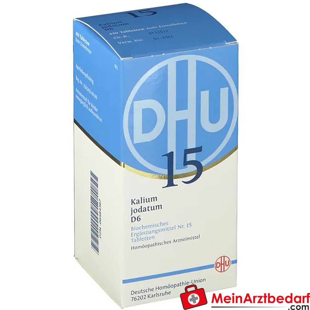 DHU Biochimica 15 Potassio iodato D6 Compresse