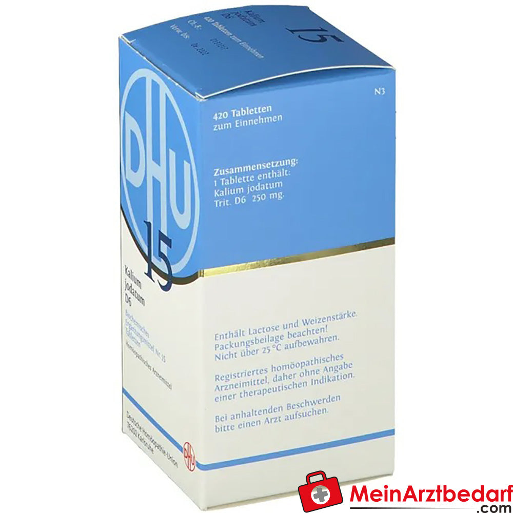 DHU Biochemie 15 Kalium jodatum D6 Tabletten