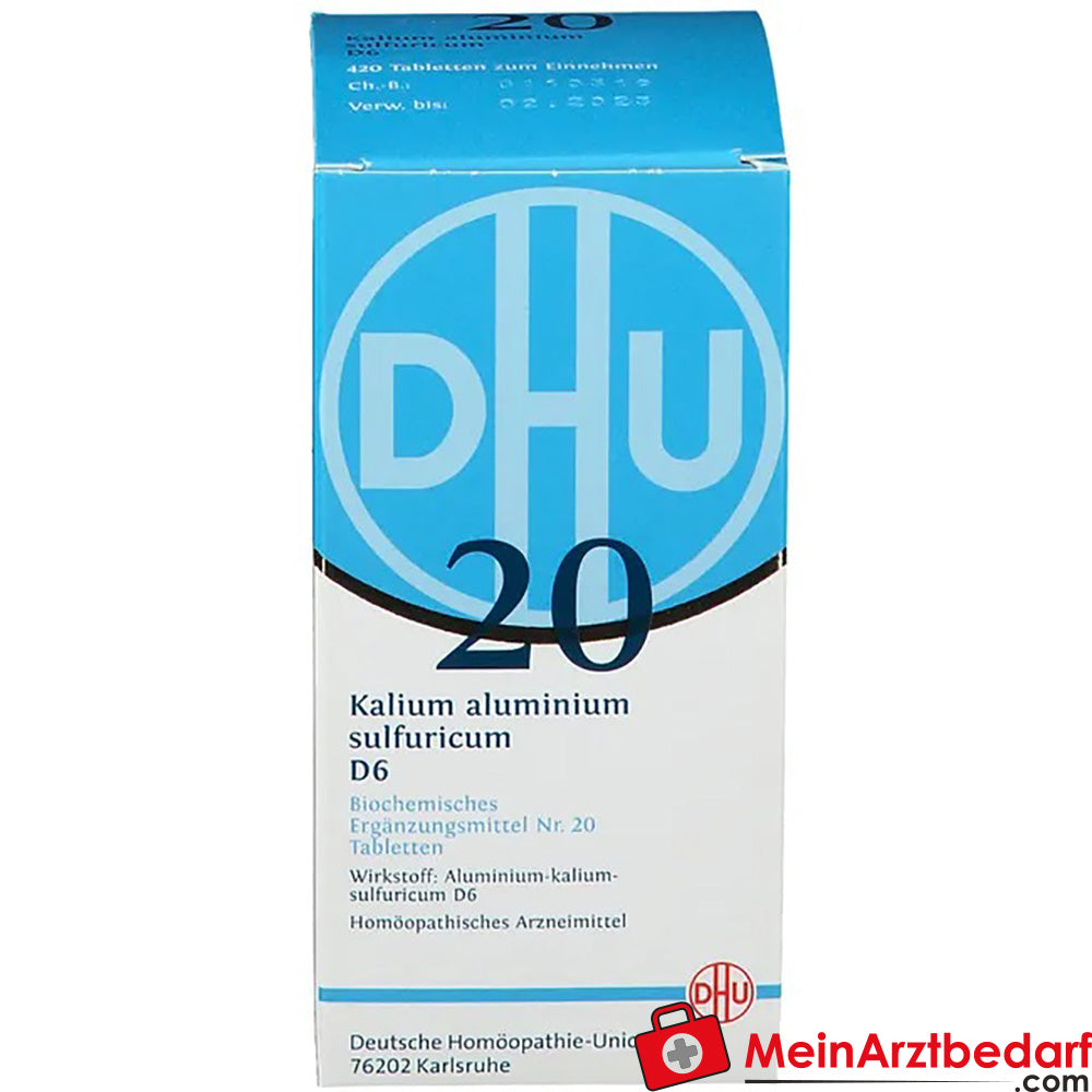 DHU Biochemie 20 Kalium aluminium sulfuricum D6.
