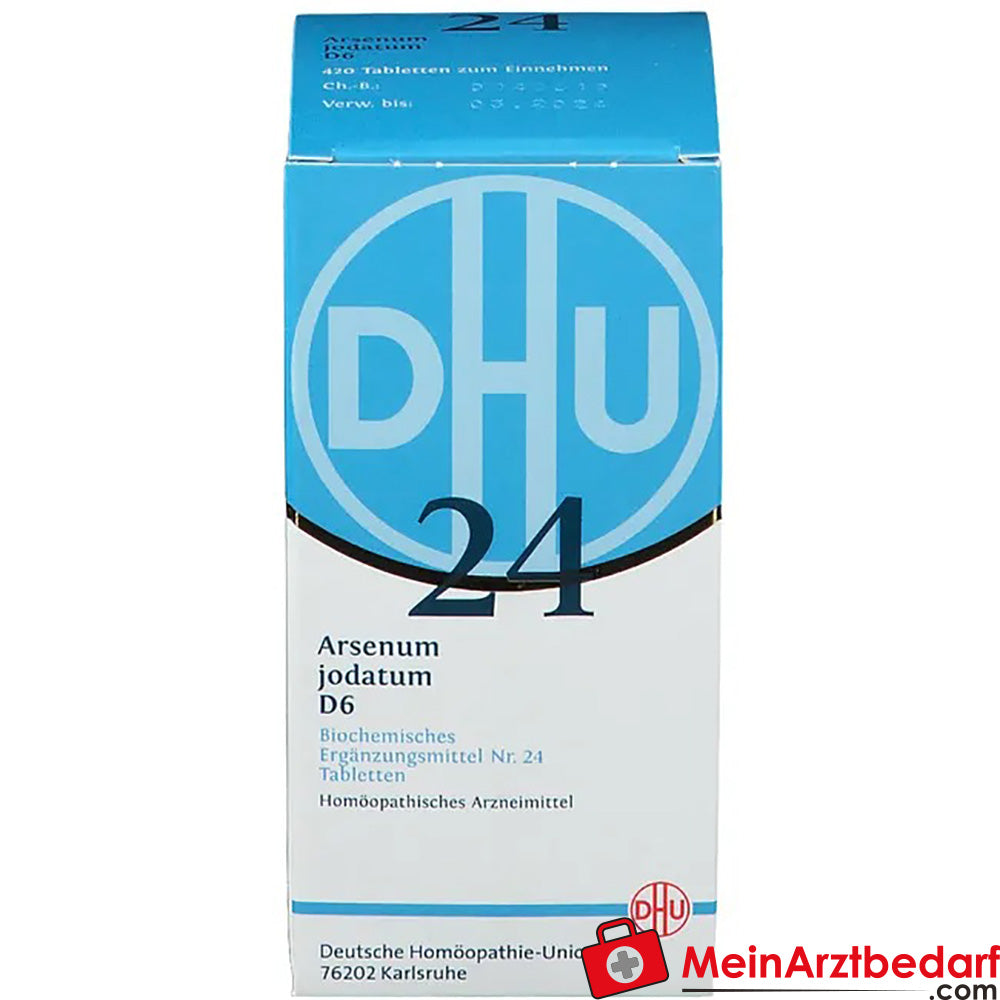 DHU Biochemie 24 Arsenum jodatum D6 250 mg Tabletten