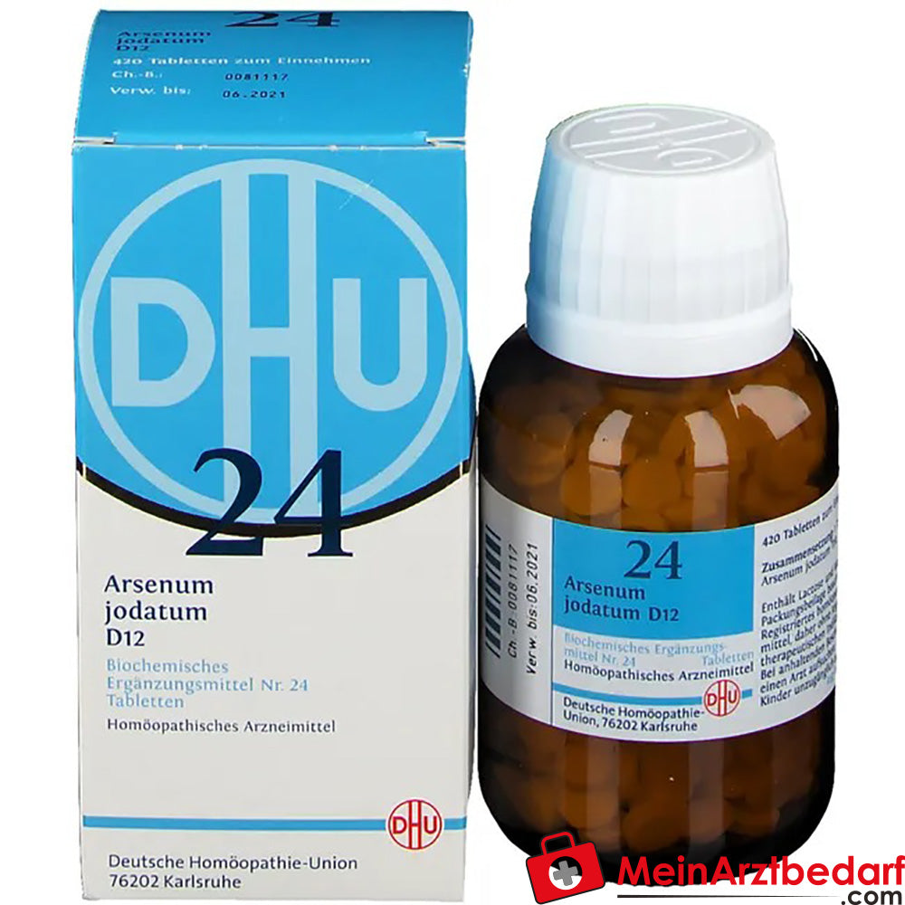 DHU Biochemie 24 Arsenum jodatum D12.