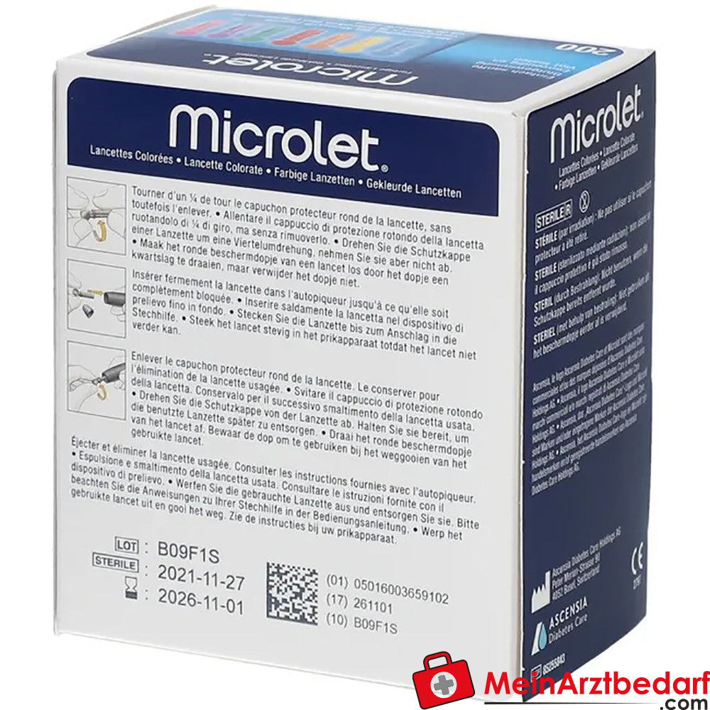 Microlet® Lanzettenn, 200 St..