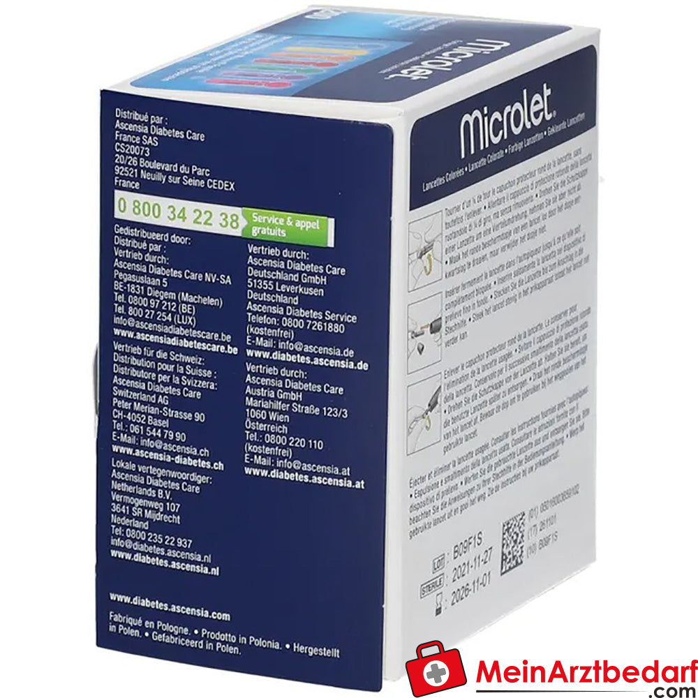 Microlet® Lanzettenn, 200 St..
