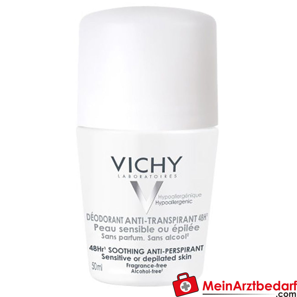 VICHY Deodorant Sensitiv Anti-Transpirant 48h Roll-on, 50ml.