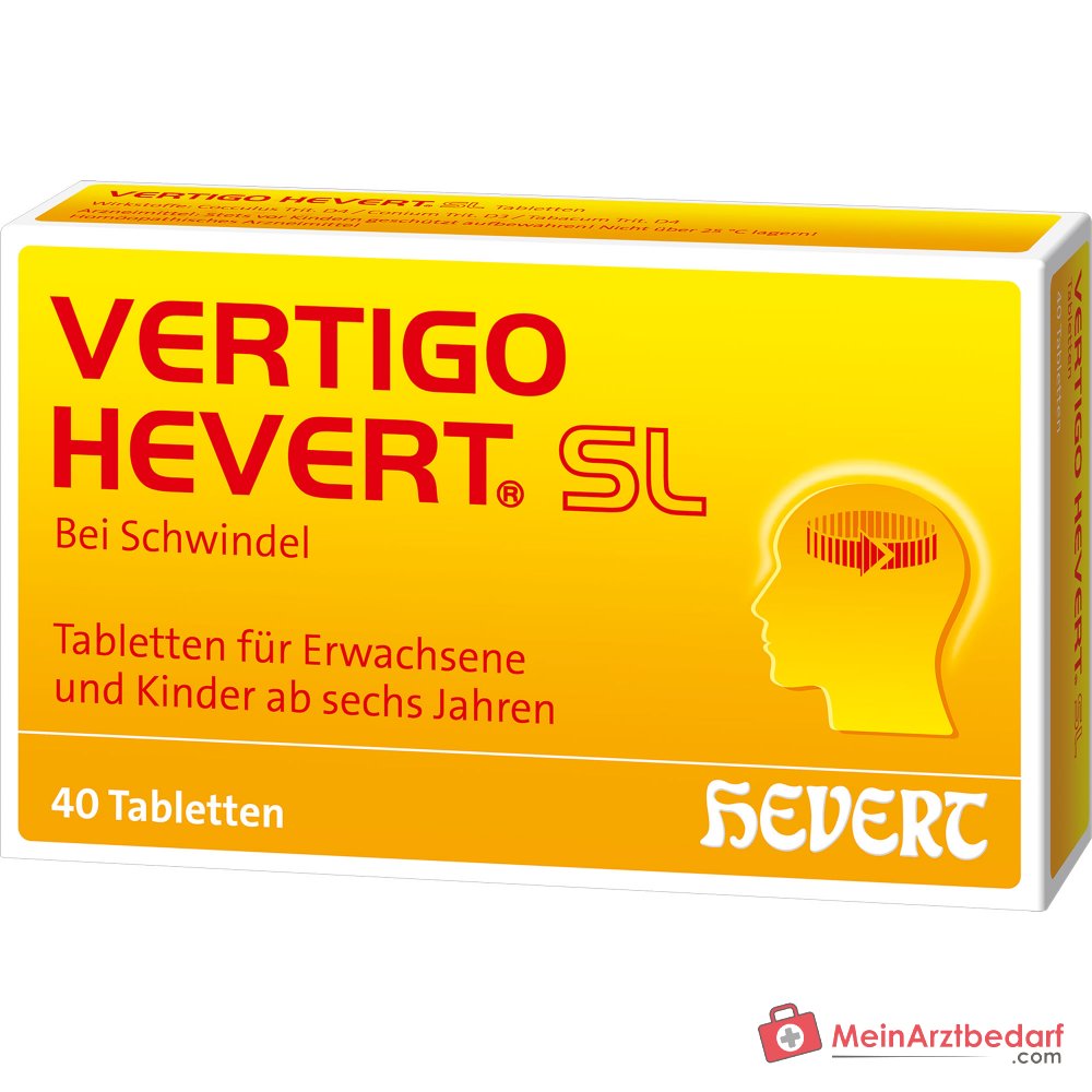 Hevert Vertigo SL Tabletten, 40 st.