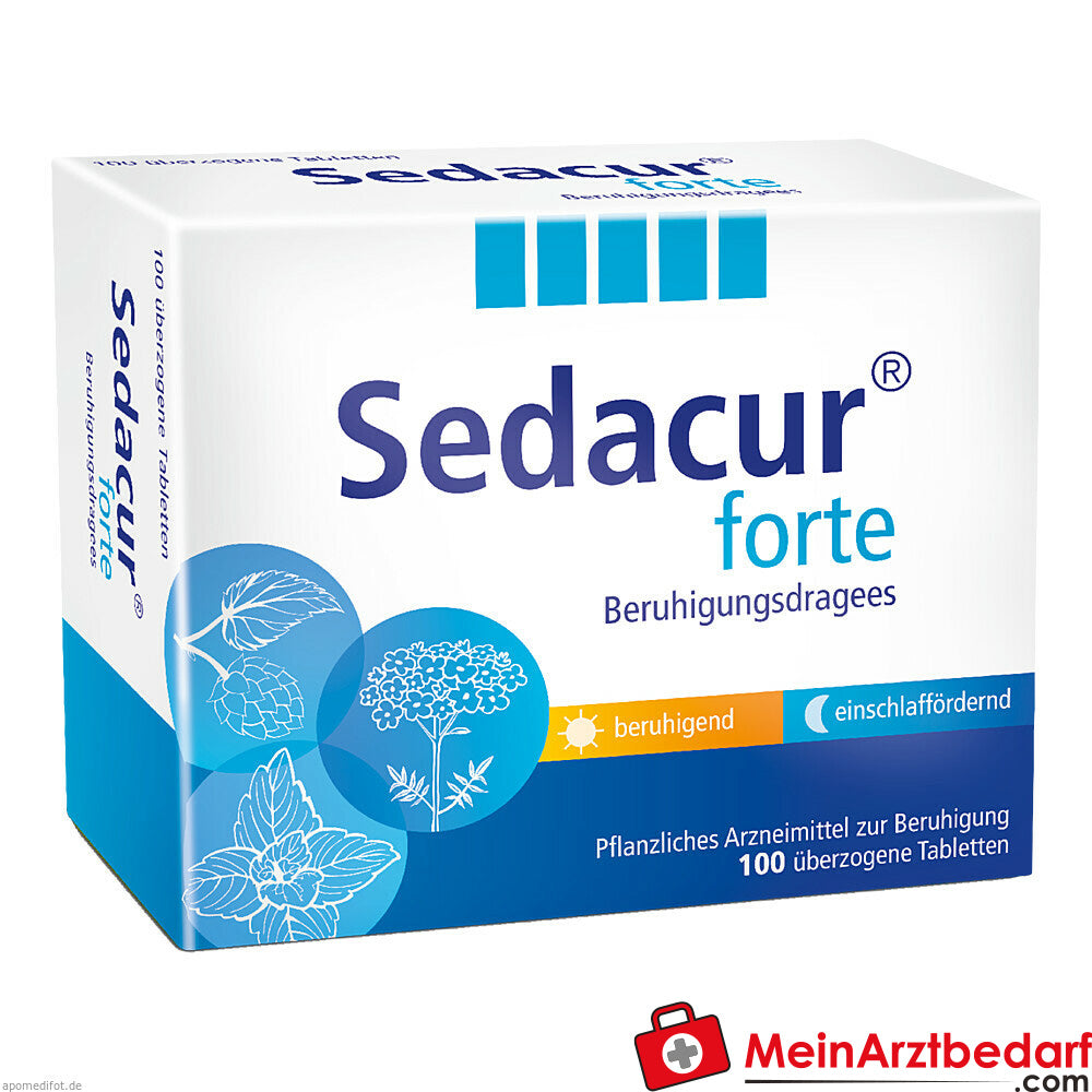 Sedacur forte bei Einschlafstörungen & Unruhezuständen.