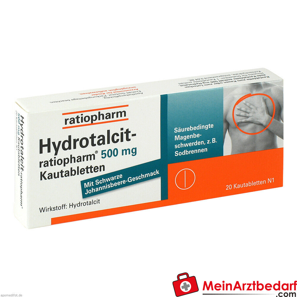 Hydrotalcit-ratiopharm 500mg.