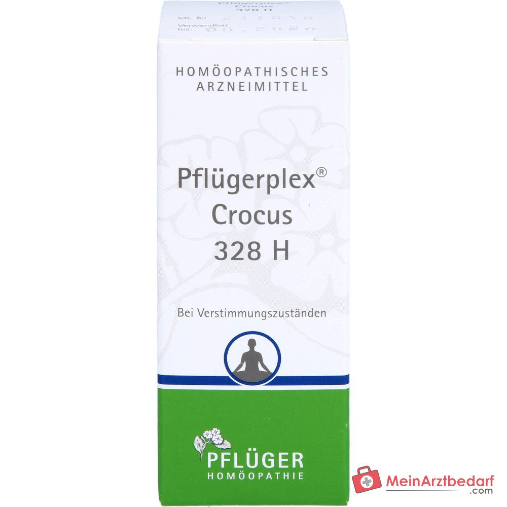 Pflügerplex Crocus 328 H Tabletten 100 St homöopathisches Arzneimittel, Wirkstoffe je 50 mg