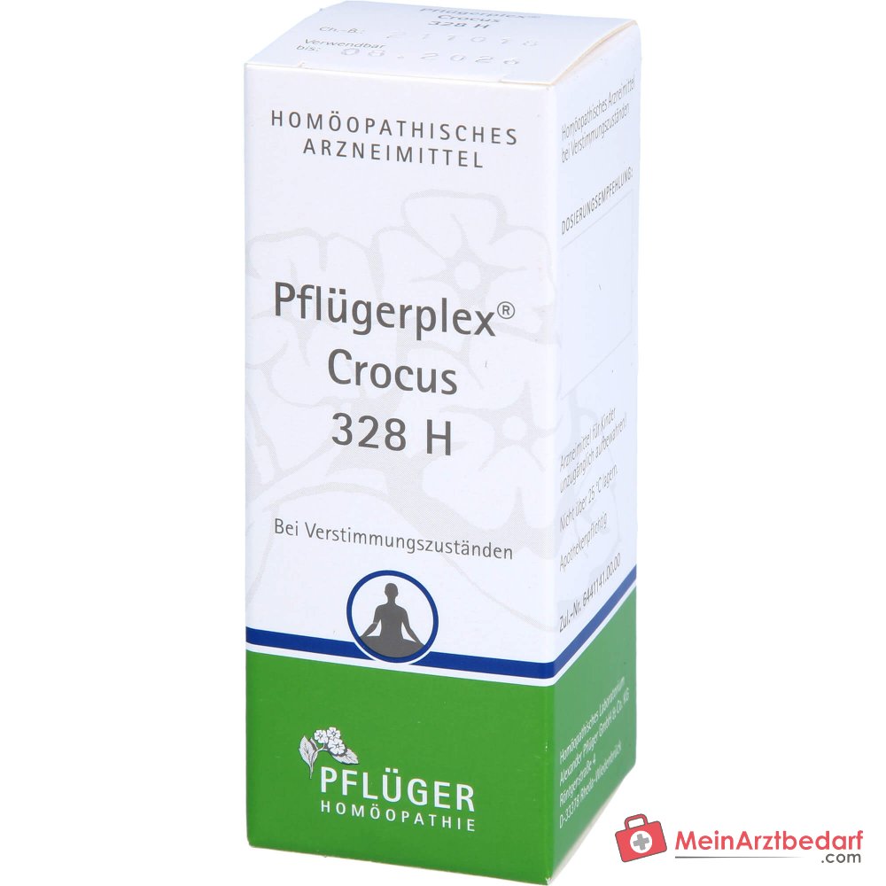 Pflügerplex Crocus 328 H Tabletten 100 St homöopathisches Arzneimittel, Wirkstoffe je 50 mg