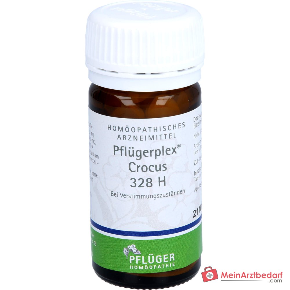 Pflügerplex Crocus 328 H Tabletten 100 St homöopathisches Arzneimittel, Wirkstoffe je 50 mg