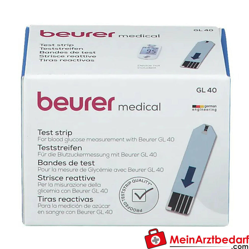 beurer Blutzucker-Teststreifen GL40, 50 St..