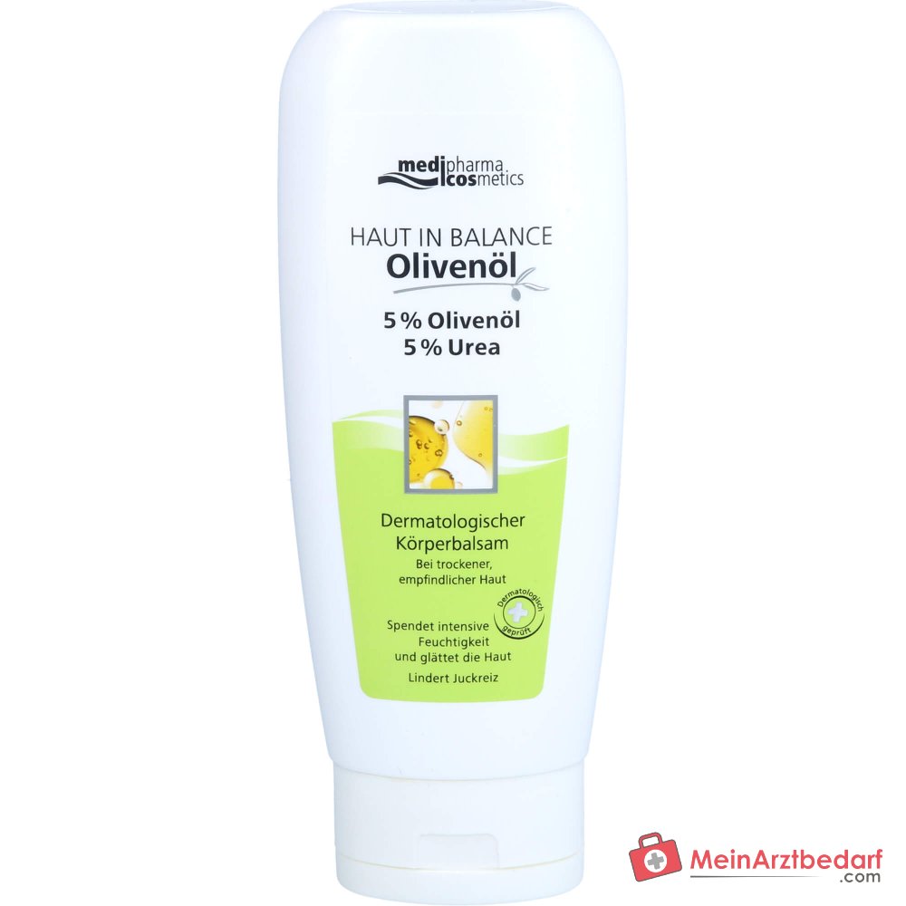 medipharma cosmetics Haut in Balance Olivenöl Dermatologischer Körperbalsam, 200 ml