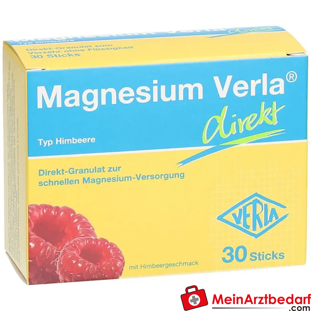 Magnesium Verla® Direkt Himbeere, 30 St..
