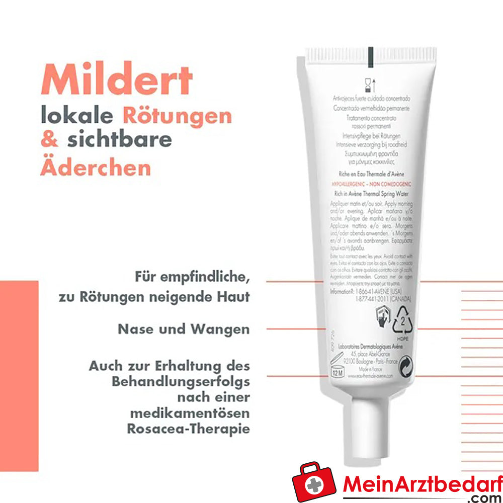 Avène Antirougeurs Fort Intensivpflege Creme - reduziert Rötungen sichtbar, 30ml.