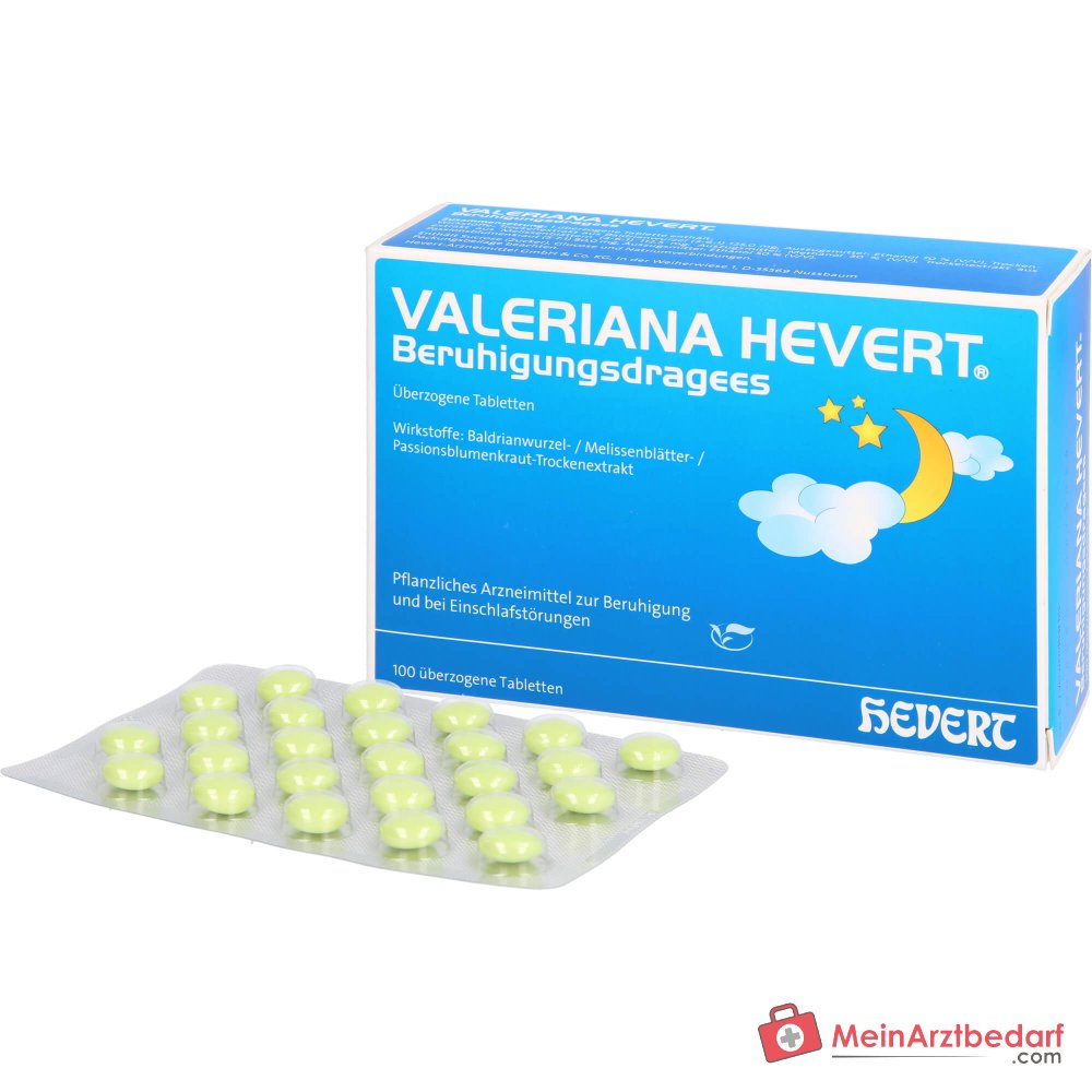 Hevert Valeriana Beruhigungsdragees überzogene Tabletten, 100 Stück