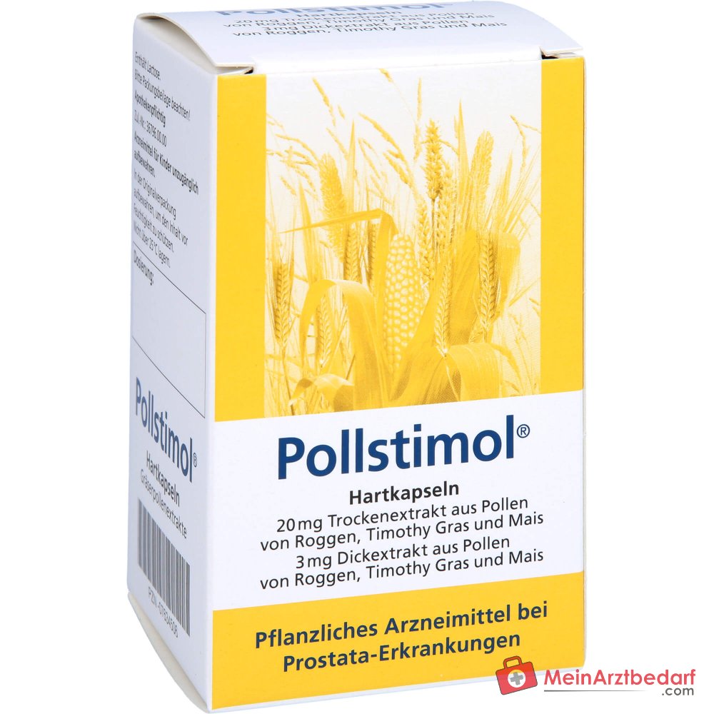 Pollstimol, gélules dures, 23 mg de mélange d'extraits de pollen de graminées, 60 pcs.