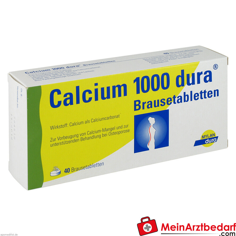Calcium-dura® 1000 Brausetabletten.