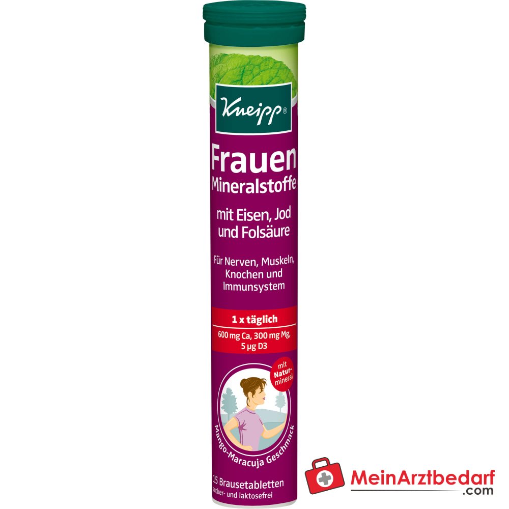 Kneipp Frauen Mineralstoffe Brausetabletten, 15 St..