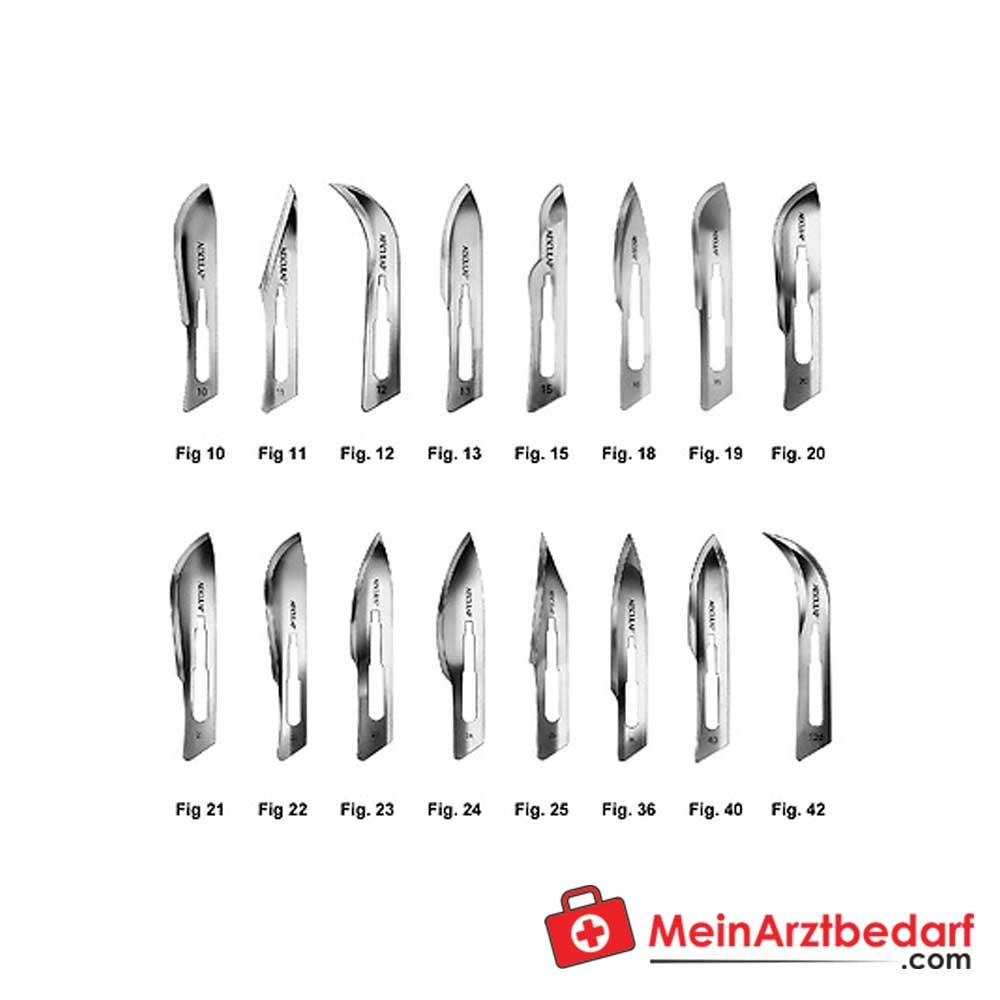 Aesculap Einweg-Sicherheitsskalpellklingen.