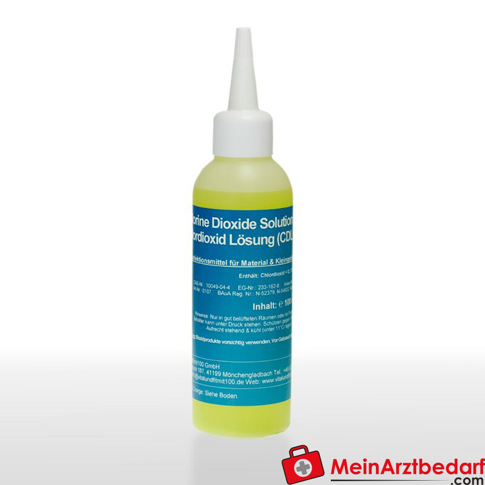 Chlordioxid Lösung CDS / CDL 0,3% 100 ml HDPE.