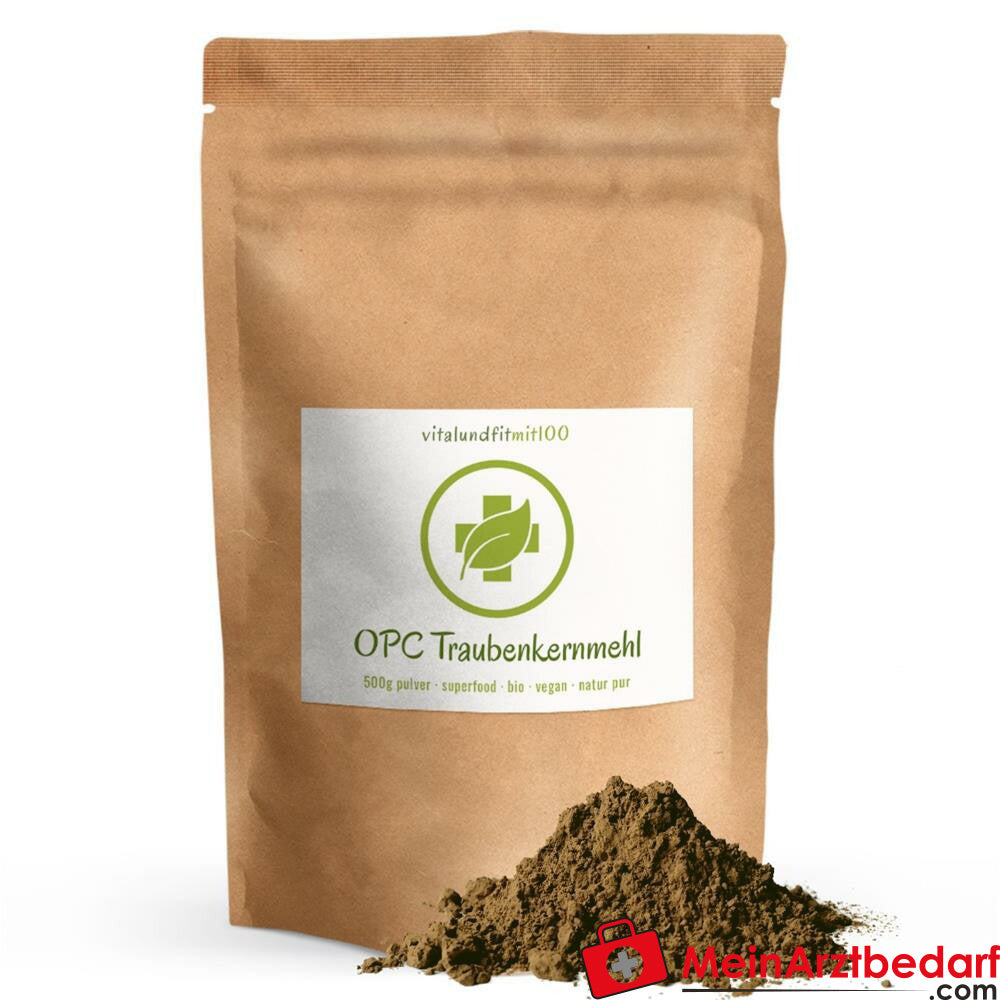 Bio OPC Traubenkernmehl 500 g.