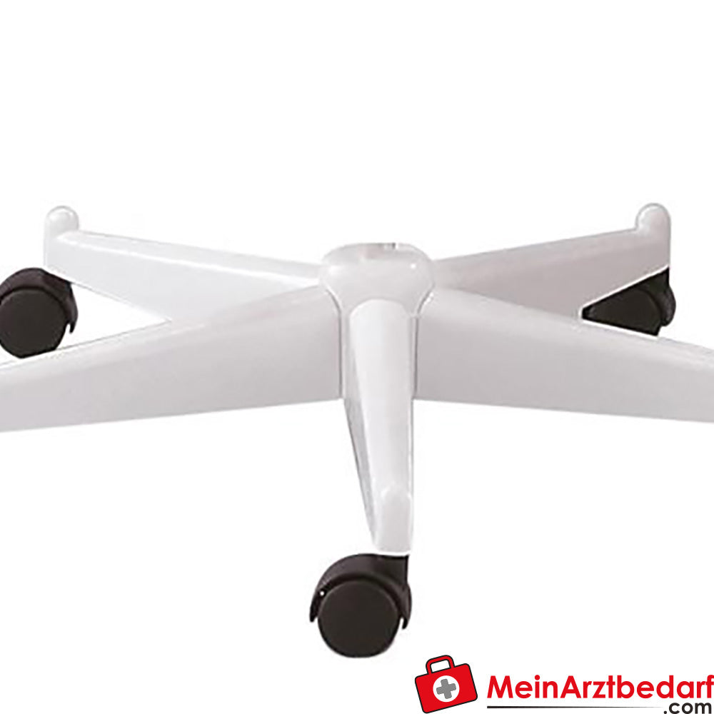 Erler-Zimmer Stativ-Unterteil (weiß) für Ganzkörperskelett.