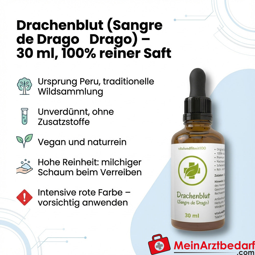 Sangre de Drago (Drachenblut) Croton lechleri 100% Saft 30 ml