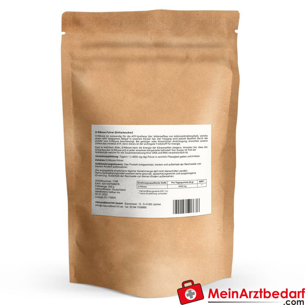 D-Ribose Pulver 300 g.