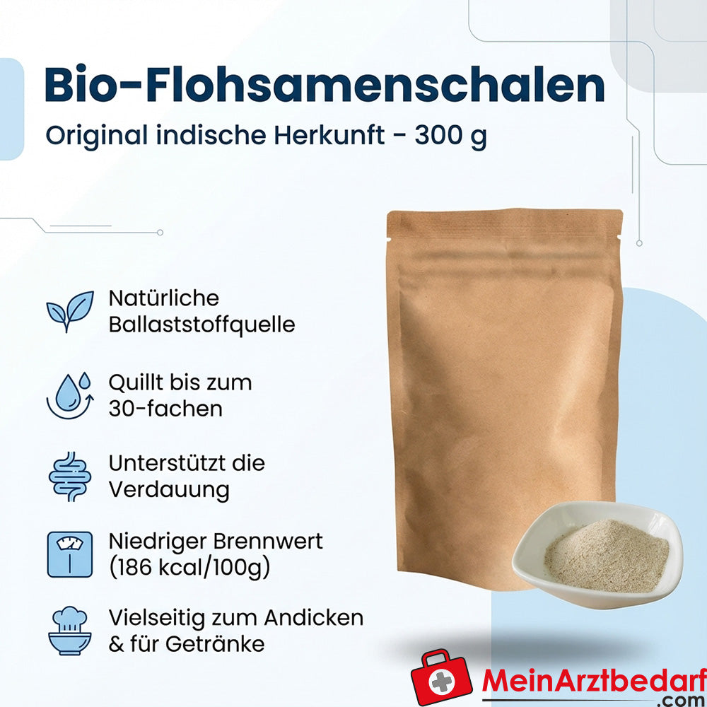 Organic psyllium husks 300 g Indian origin natural fibre