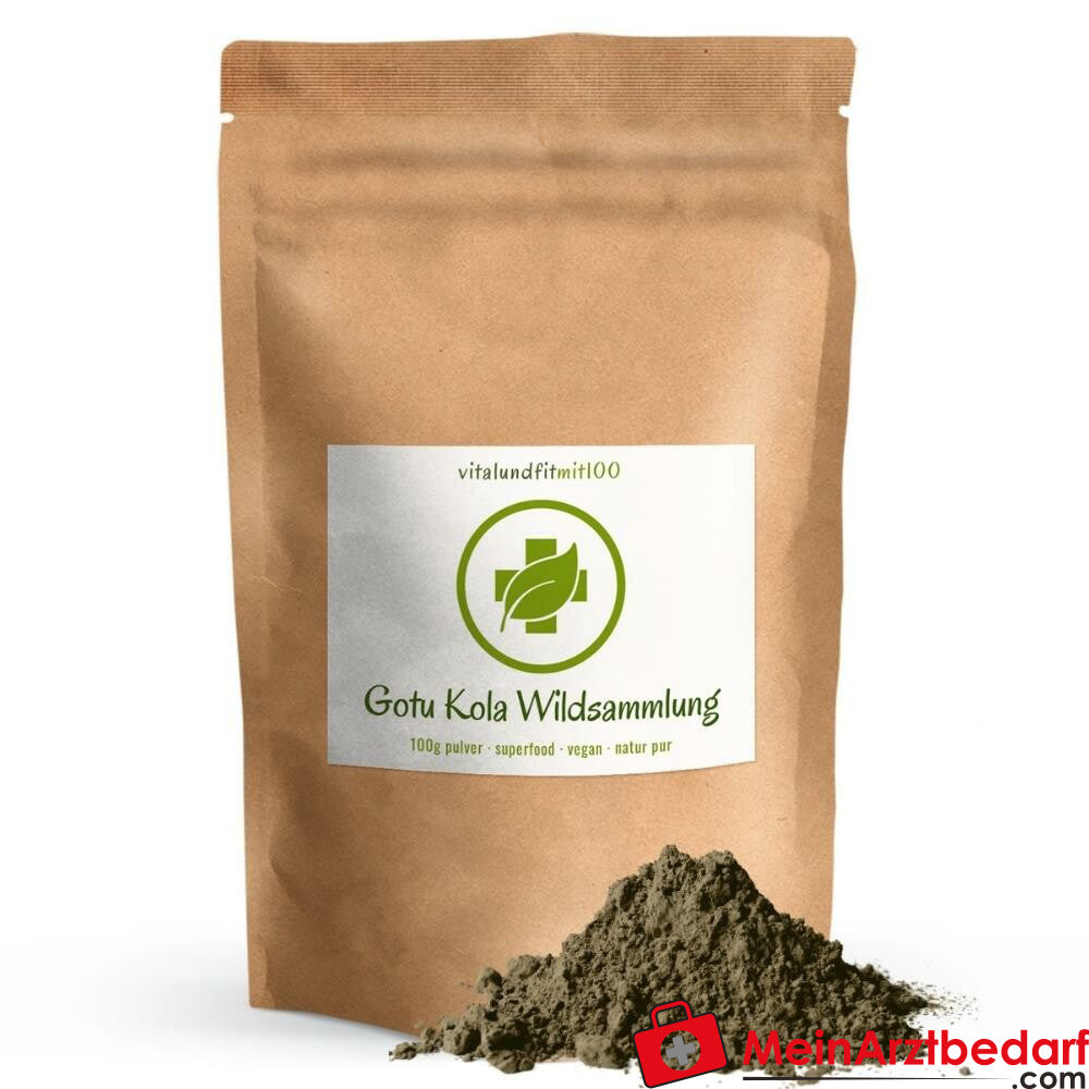 Gotu Kola Pulver Wildsammlung 100 g.