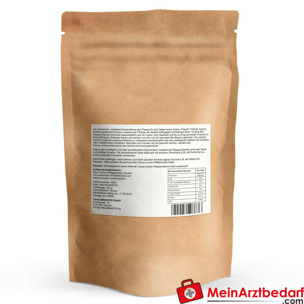 Papaya Kerne / Samen 100 g.