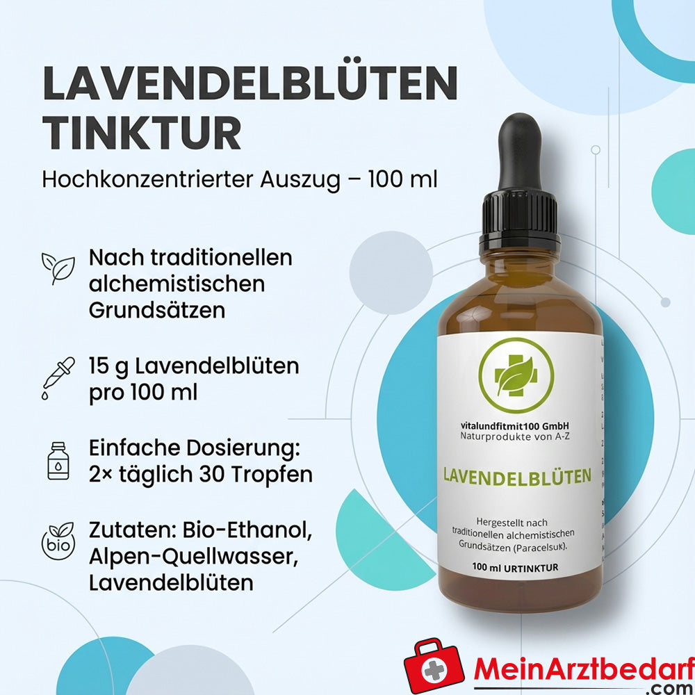 Nalewka z kwiatów lawendy 15 g/100 ml 100 ml