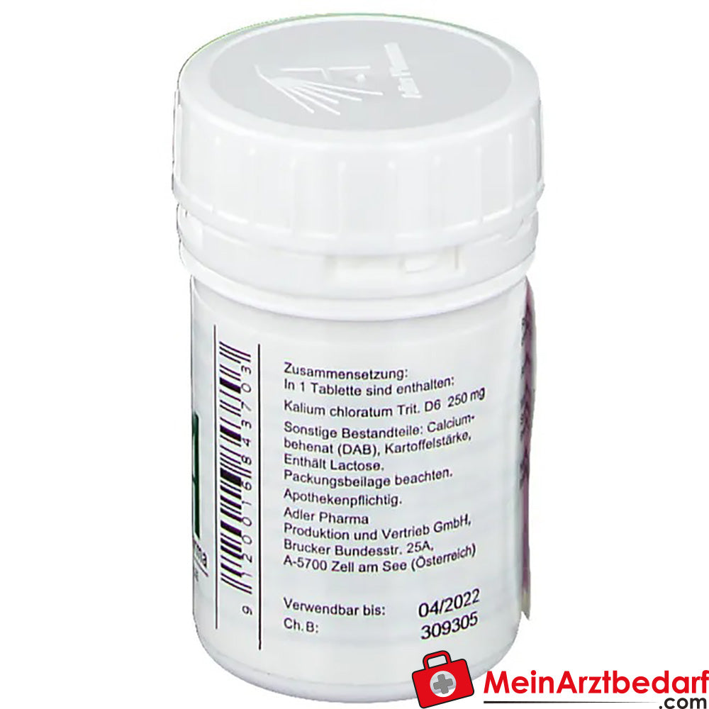 Adler Pharma Kalium chloratum D6 Biochemie nach Dr. Schüßler Nr. 4.