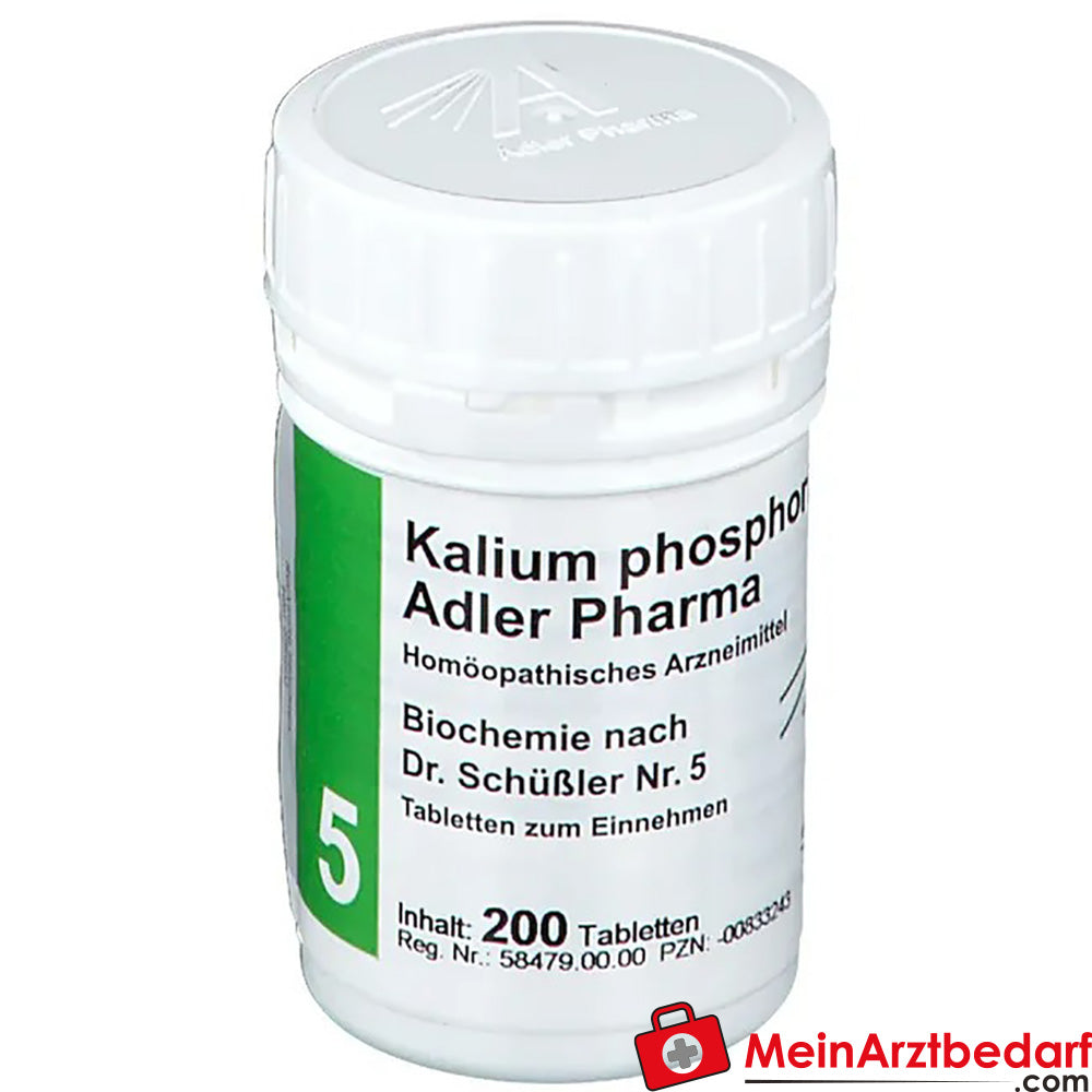 Adler Pharma Kalium phosphoricum D6 Biochemie nach Dr. Schüßler Nr. 5.