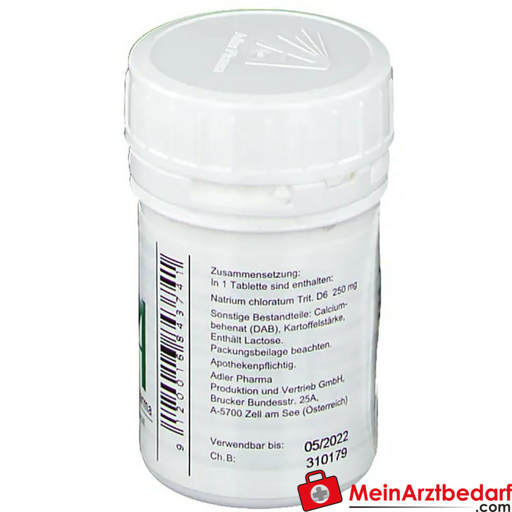 Adler Pharma Natrium chloratum D6 Biochemie nach Dr. Schüßler Nr. 8.