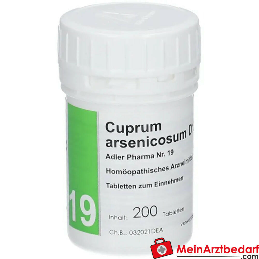 Adler Pharma Cuprum arsenicosum D12 Biochemie nach Dr. Schüßler Nr. 19.