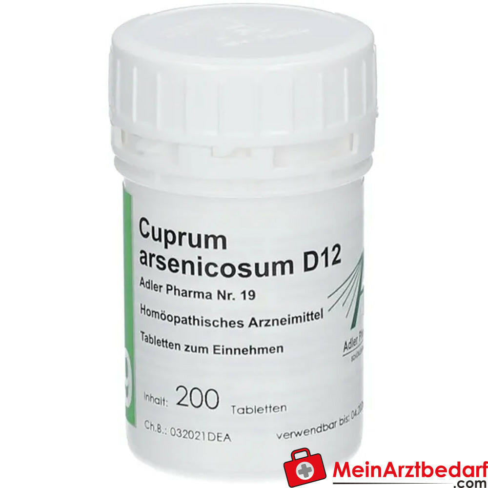 Adler Pharma Cuprum arsenicosum D12 Biochemie nach Dr. Schüßler Nr. 19.