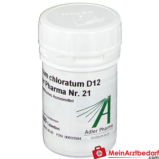 Adler Pharma Zincum chloratum D12 Biochemie nach Dr. Schüßler Nr. 21.